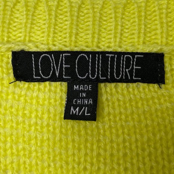 Neon Crewneck Sweater - Size Medium/Large - Picture 3 of 4